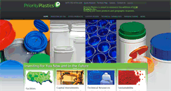 Desktop Screenshot of priorityplastics.com